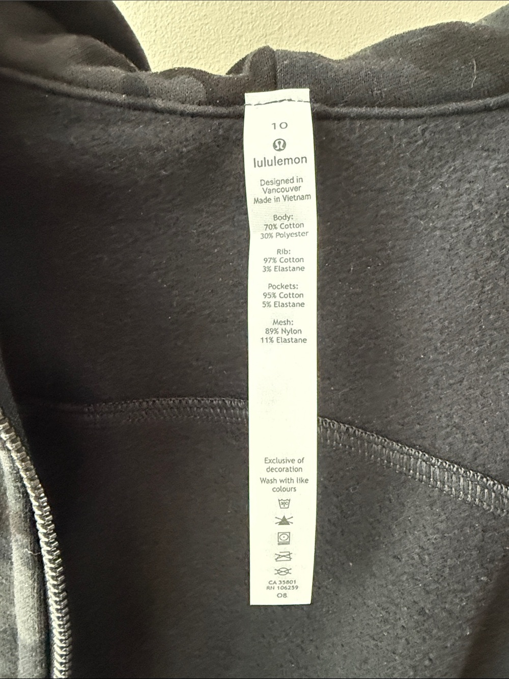 lululemon athletica Black Hoodie Jacket - Picture 2 of 6